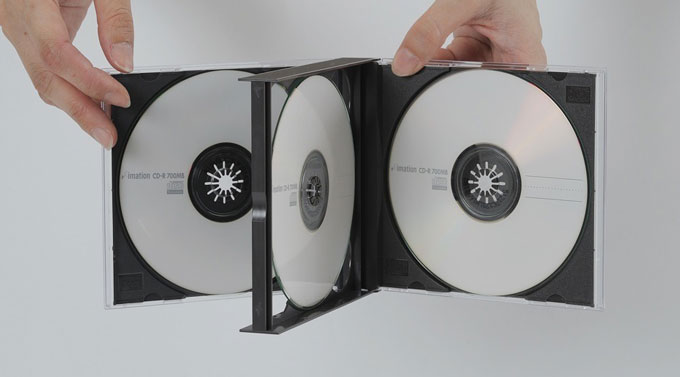CDプラケース（ジュエルケース）3枚用 24mm厚 100枚セット|メディア ...